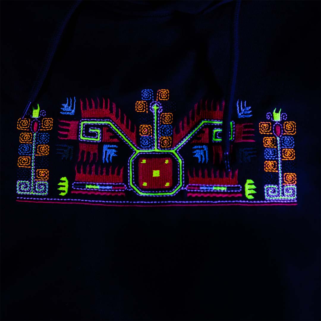 Дамски суитшърт с неонова шевица "Станкѐ"