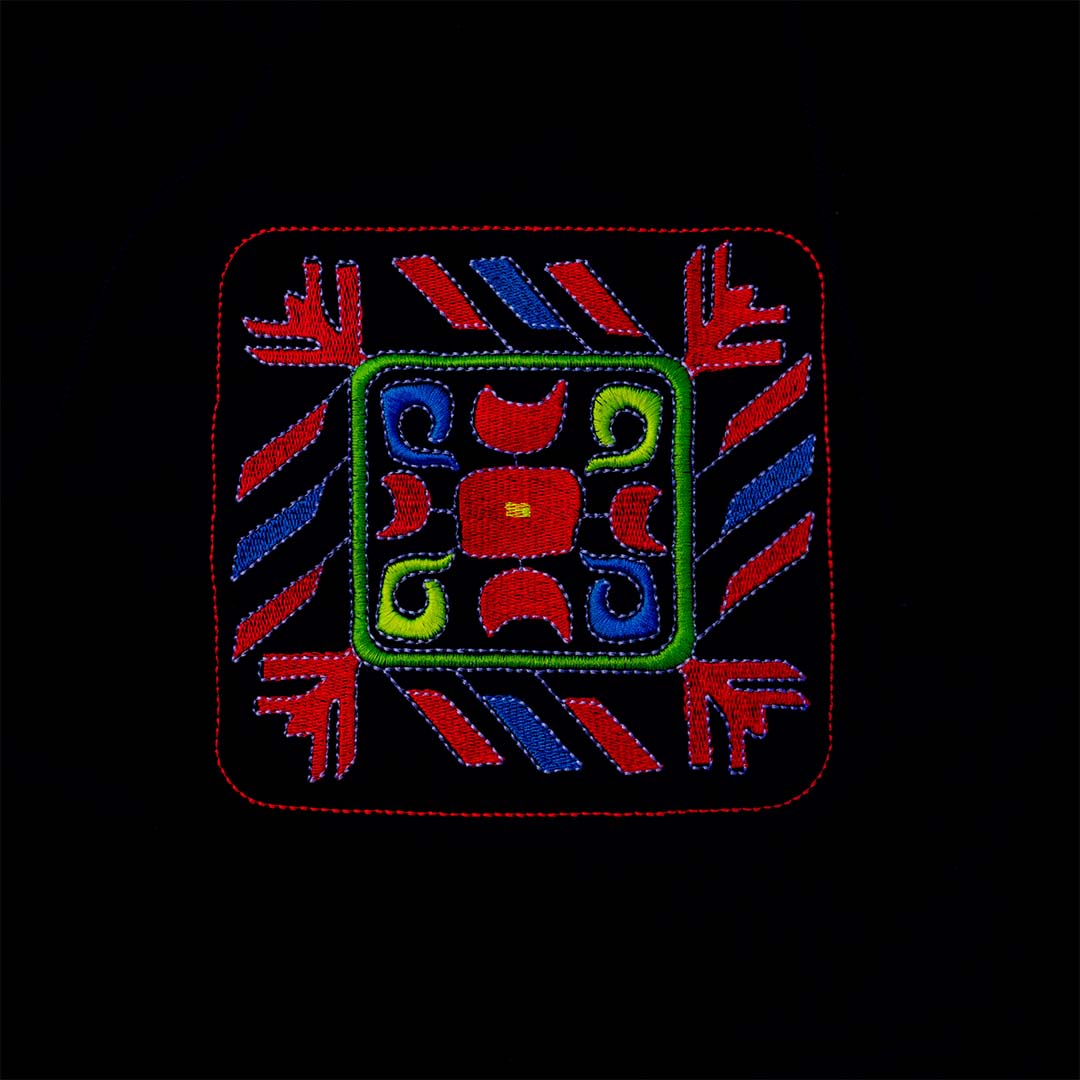 Мъжки суитшърт с неонова шевица "Марек"